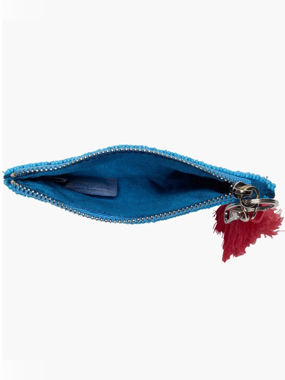 Stripe Lemon Beaded Coin Pouch – Blue Multi NWT | Beaded Zip Pouch 🦞💄